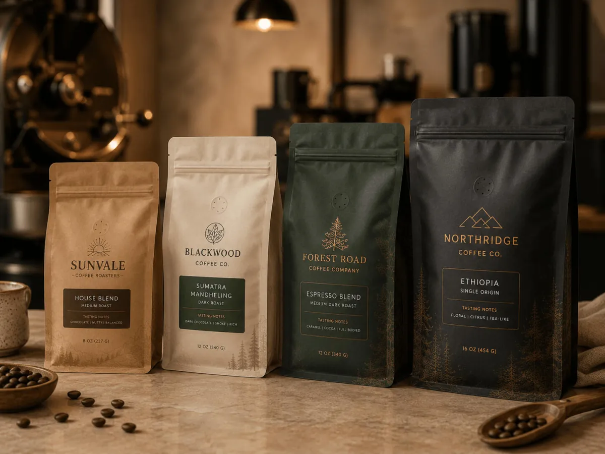 Stand up coffee pouches for direct-to-consumer brands